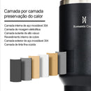 Copo Térmico 1200ml Aço Inoxidável - Garrafa Térmica com Canudo