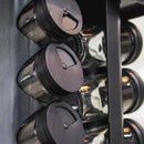 Porta Temperos Giratório 12 Potes Vidro