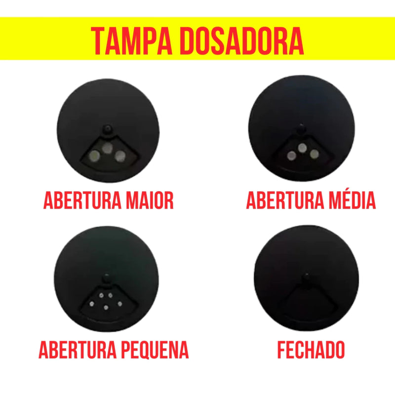 Porta Temperos Giratório 12 Potes Vidro